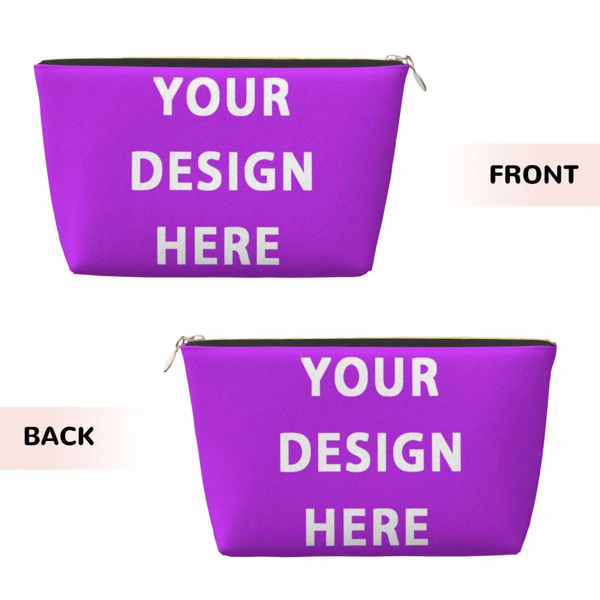 Custom Custom Your Design Makeup Bag Women Travel Cosmetic Organizer Cute Customized Logo Printed Storage Toiletry Bags