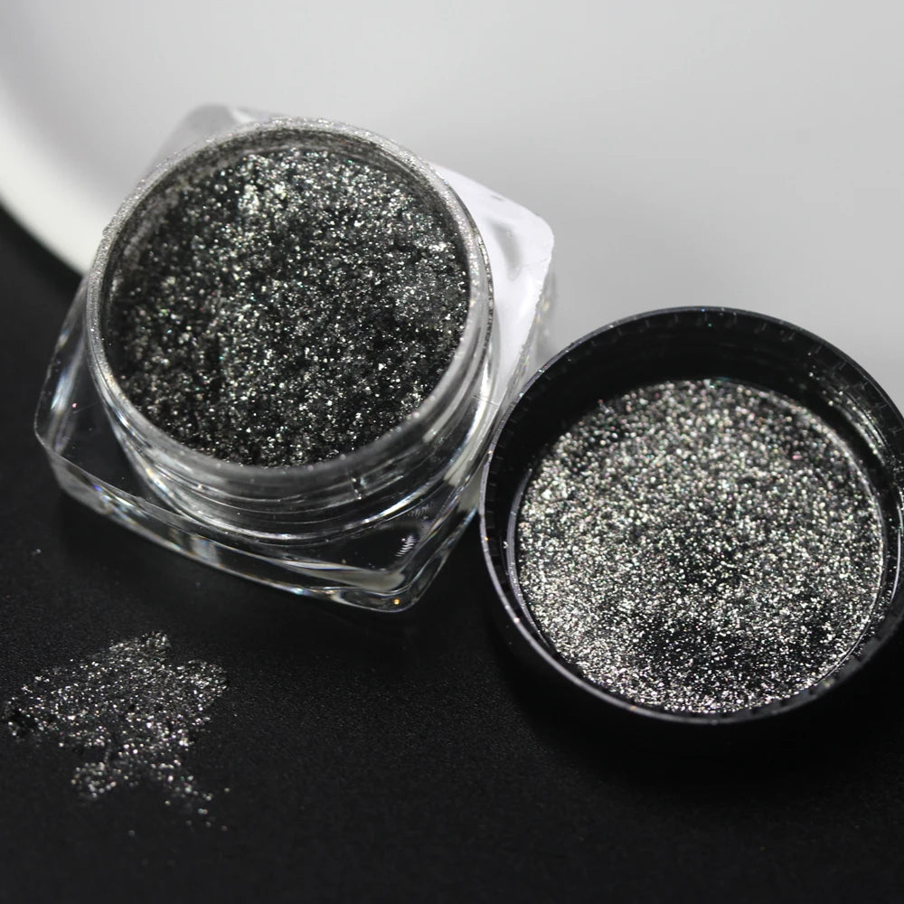100colors Cosmetic Diamond Highlighter Pigment Eyes Loose Powder Makeup Pearlescent Shiny Eyeshadow Lipgloss Resin Craft DIY