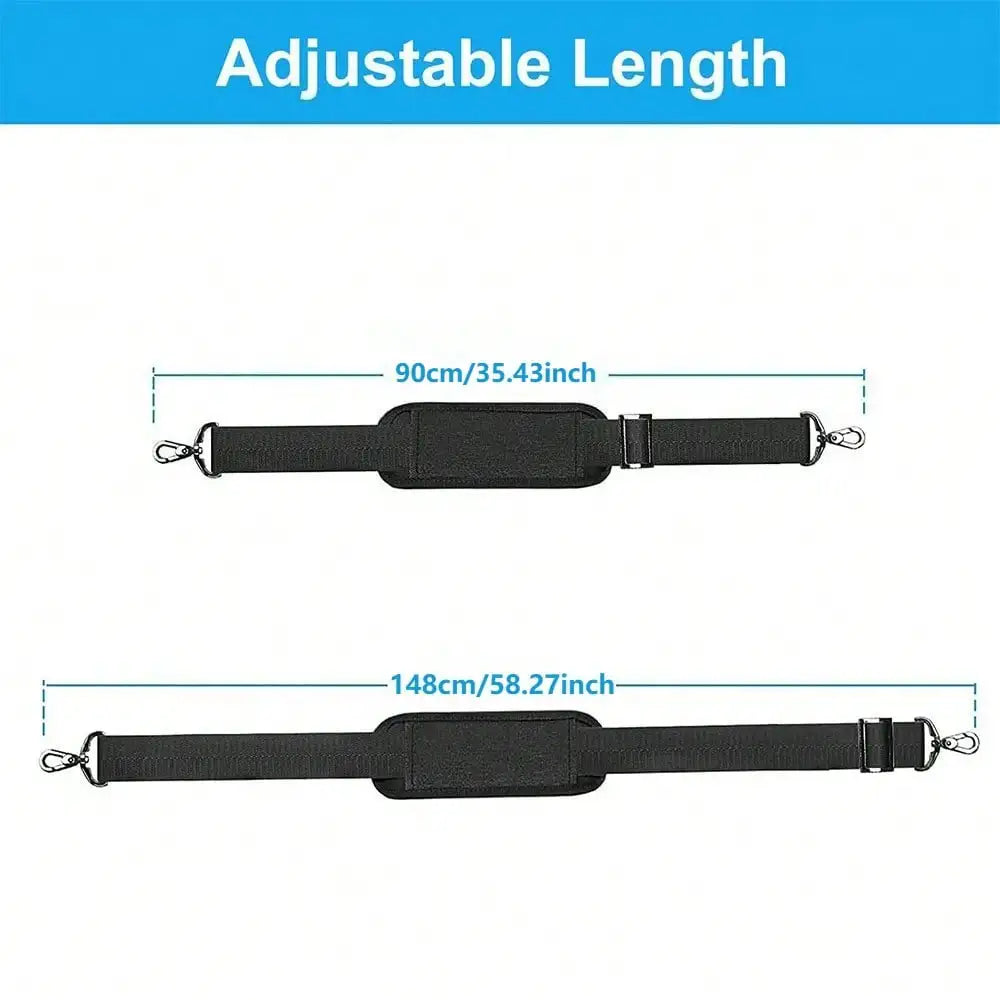 Black Minimalist Shoulder Bag Shoulder Strap, Fashionable Nylon Shoulder Strap,Widening Pressure Reducing Shoulder Strap