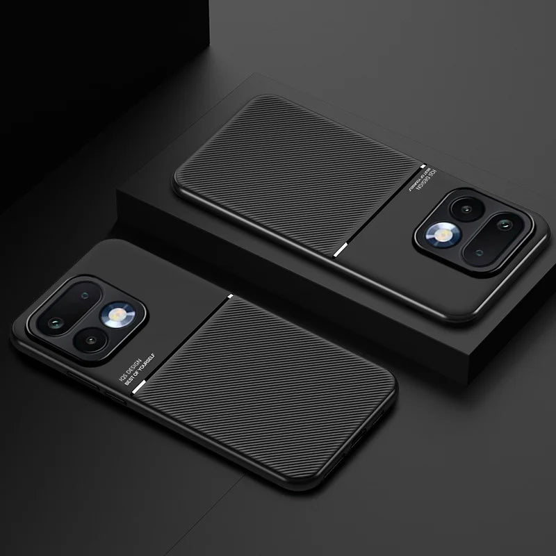 Soft Frame Cover For Realme 16 Pro 5G Case Leather Car Magnetic Holder Funda for Realme 16 Pro Plus 16Pro TPU Shockproof Coque