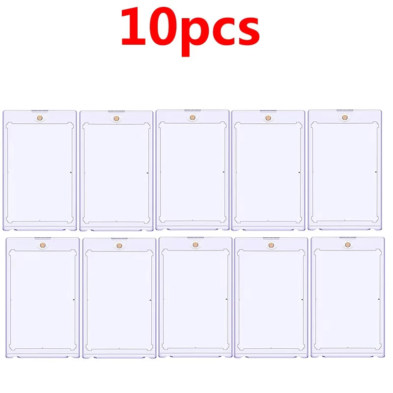 35PT Magnetic Holder Trading Cards Protectors Hard Plastic Sleeves Display Case Pokemon Baseball Sports Yugioh Standard Card