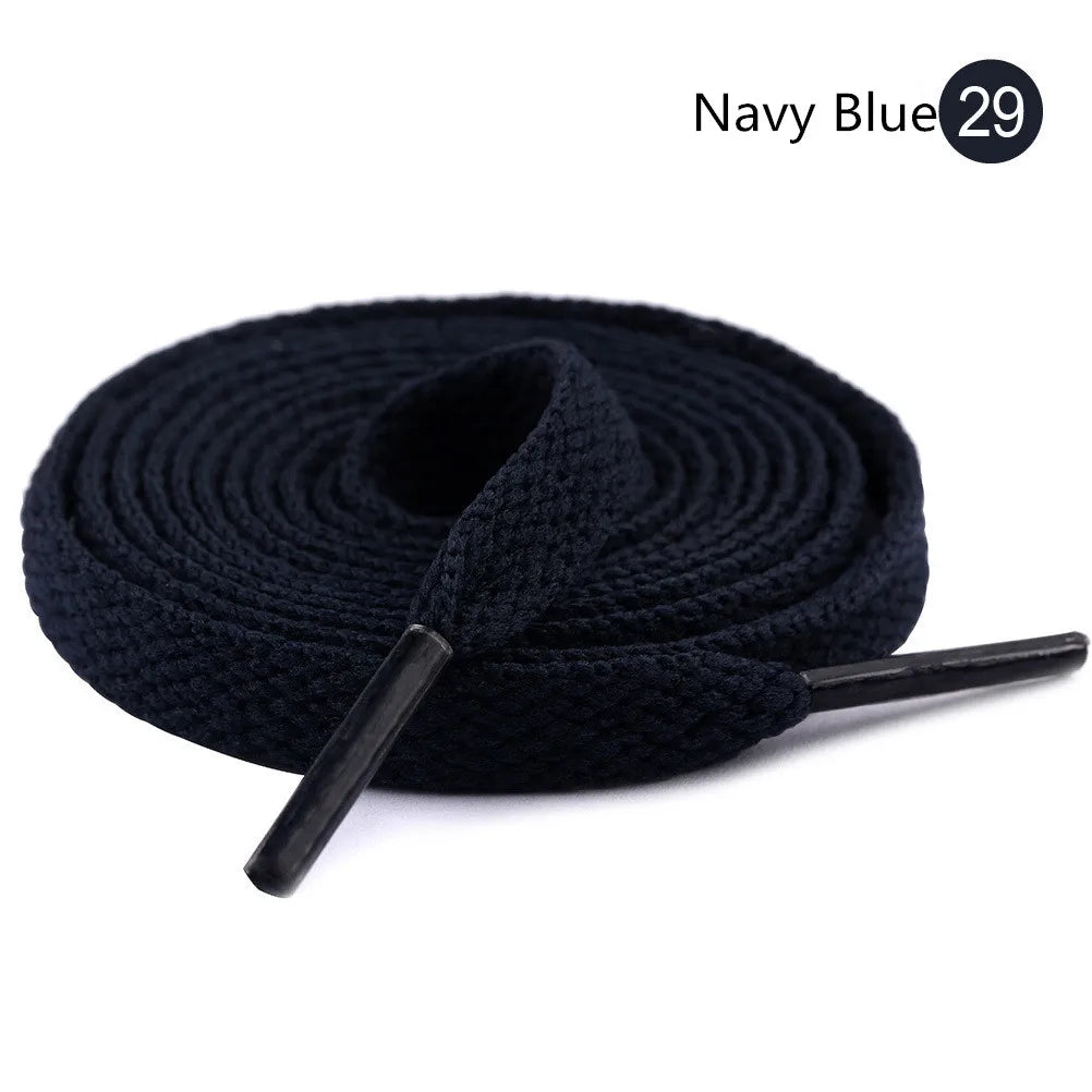 26Colors Flat Shoelaces Adult Kids Black White Pink Laces Sneakers Shoestring No Elastic Shoelace Leisure Lacet Shoe Accessories