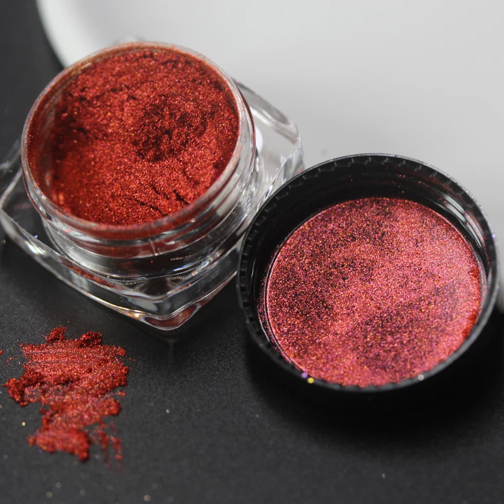 100colors Cosmetic Diamond Highlighter Pigment Eyes Loose Powder Makeup Pearlescent Shiny Eyeshadow Lipgloss Resin Craft DIY