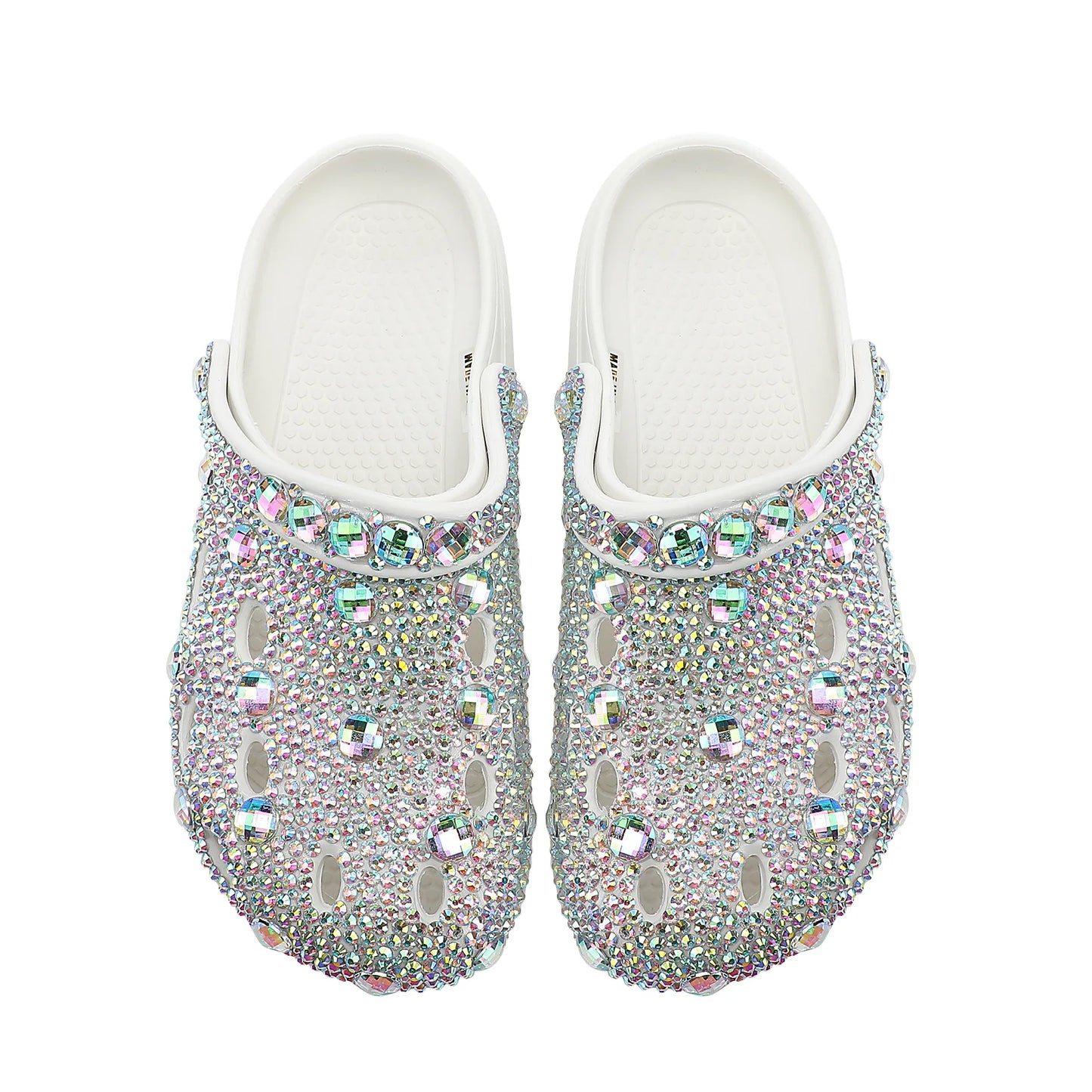 Bling Clogs Women Sandals Ladies Summer Beach Shoes EVA Lightweight Sandles Sparkling Rhinestone  Slippers Sandalias Clogs Shoe