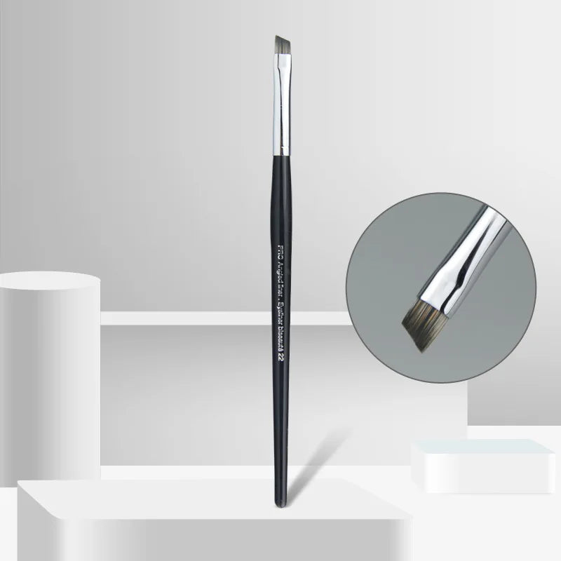 Blade Eyeliner Brush SEP # 22 Bevel Eyebrow Brush Eyebrow Rubber Eyebrow Powder Eyeliner Pencil Makeup Brush Beauty Tools