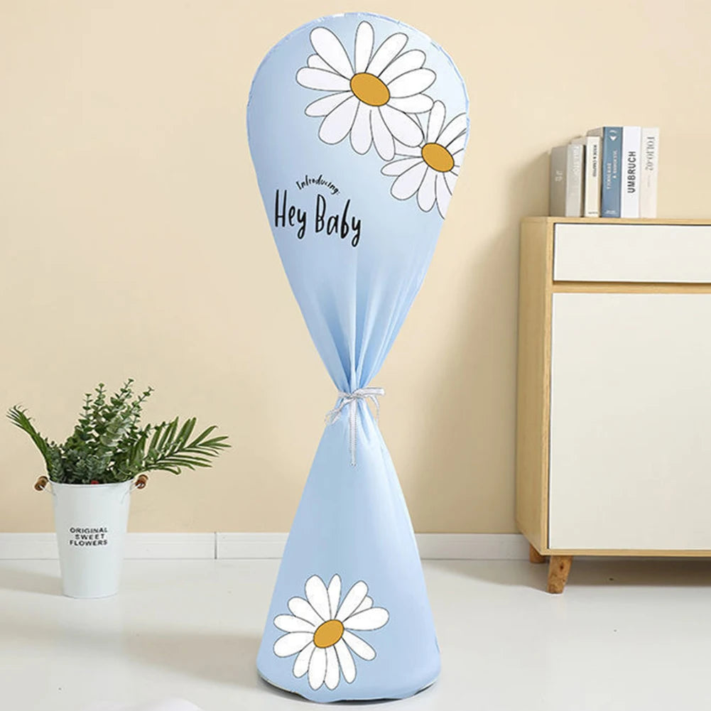 1pc All-inclusive Waterproof Fan Dust Cover Household Floor Fan Cover Washable Pedestal Fan Standing Fans Protective Cover