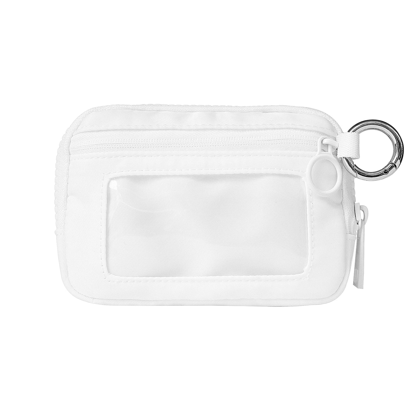 Women Cute Small Pouch Mini Wallet with Clear ID Window, Makeup Cosmetic Bag,Card Holder Bag for Purse,Toiletry Zipper Pouch