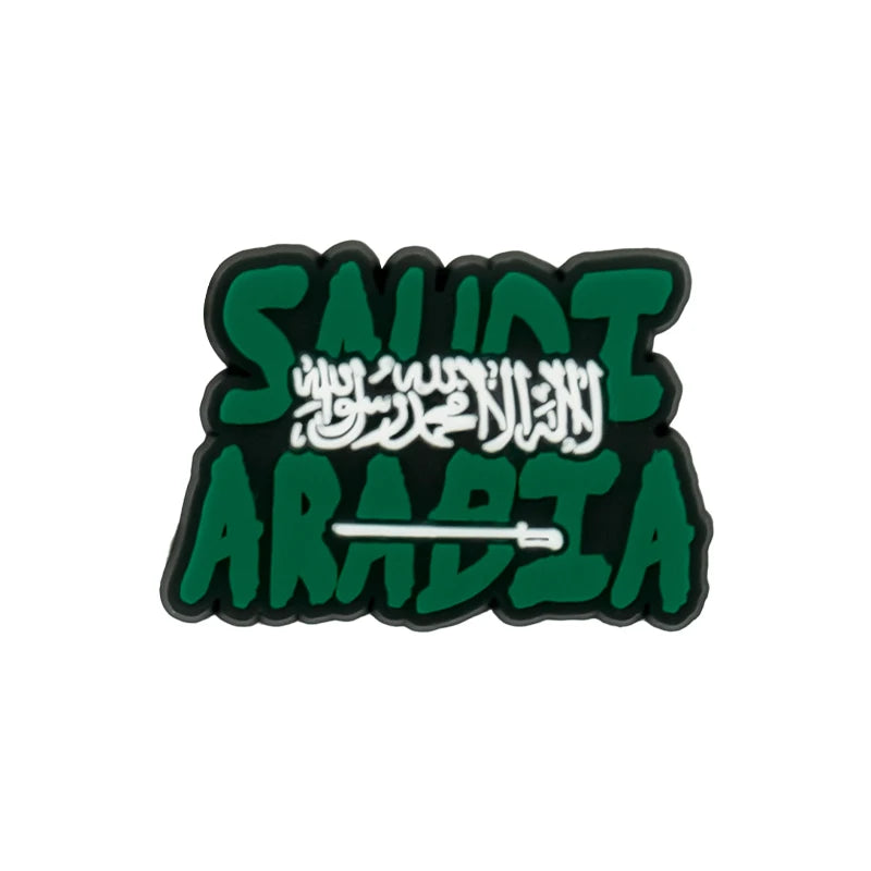 1/9PCS Casual Middle East Shoes Charms Decorations,Lights Castle Pins for Shoes,Books Sandals Clogs Buckles Accessories