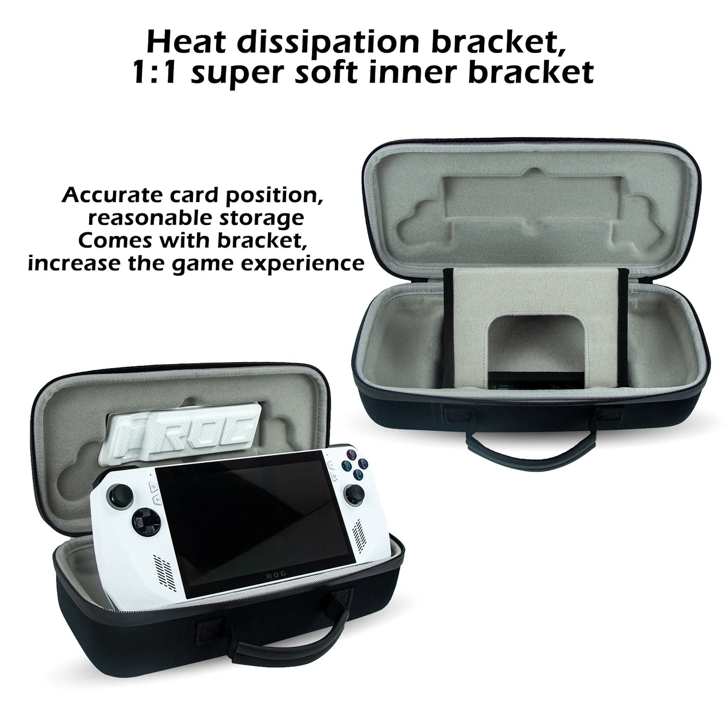 Hard Shlle Portable Carrying Case Bag for Asus ROG Ally X Game Console Accessories Shockproof Waterproof Travel Case Storage Bag