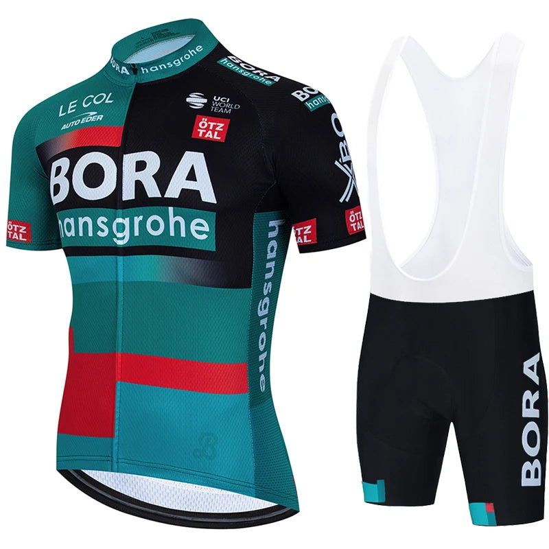 Jersey Sets Cycling Clothing Men 2026 Mtb Male Uniform UCI BORA Man Maillot Men's Shorts Set Mallot Summer Bike Clothes Suit Bib