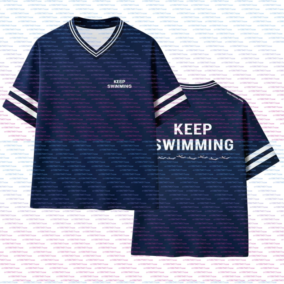 Summer 3D Digital Print ARIRANG KEEP SWIMMING V Neck T-Shirt Fans Breathable Jersey Men's Women's Casual Short Sleeve Man Tops T