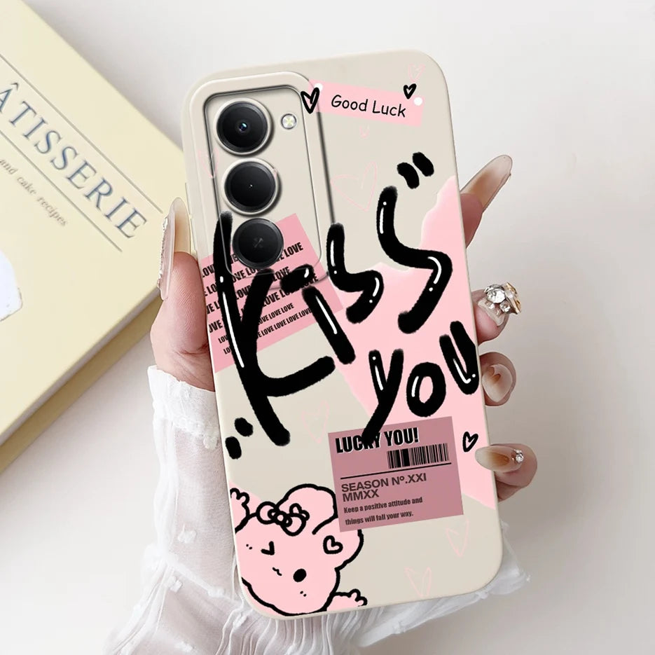 For Xiaomi Redmi 15 4G 5G Case Cute Panda Rabbit Cartoon Cover Shockproof Phone Case For Xiaomi Redmi 15 5G Redmi15 4G Soft Bags