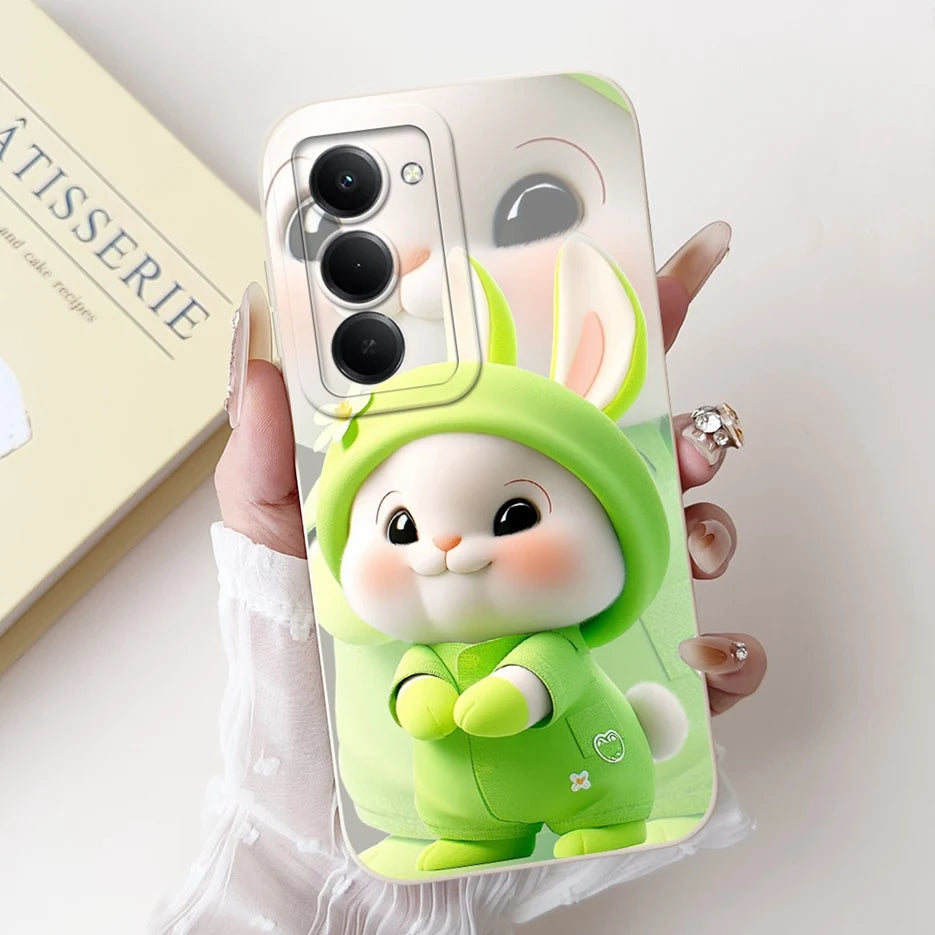 For Xiaomi Redmi 15 4G 5G Case Cute Panda Rabbit Cartoon Cover Shockproof Phone Case For Xiaomi Redmi 15 5G Redmi15 4G Soft Bags