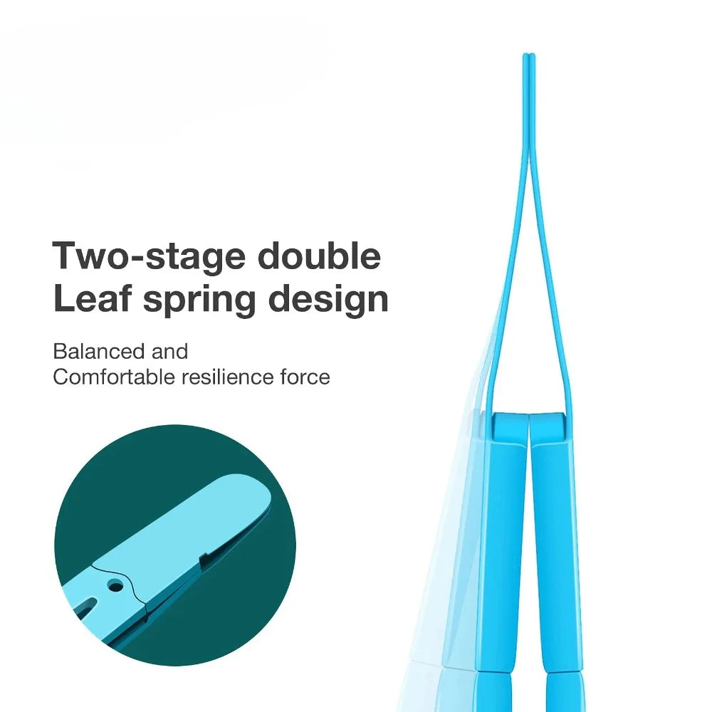 Colorful Slanted Eyebrow Tweezers Premium Stainless Steel for Fine Hair Pulling, Professional Beauty & Makeup Removal Tools