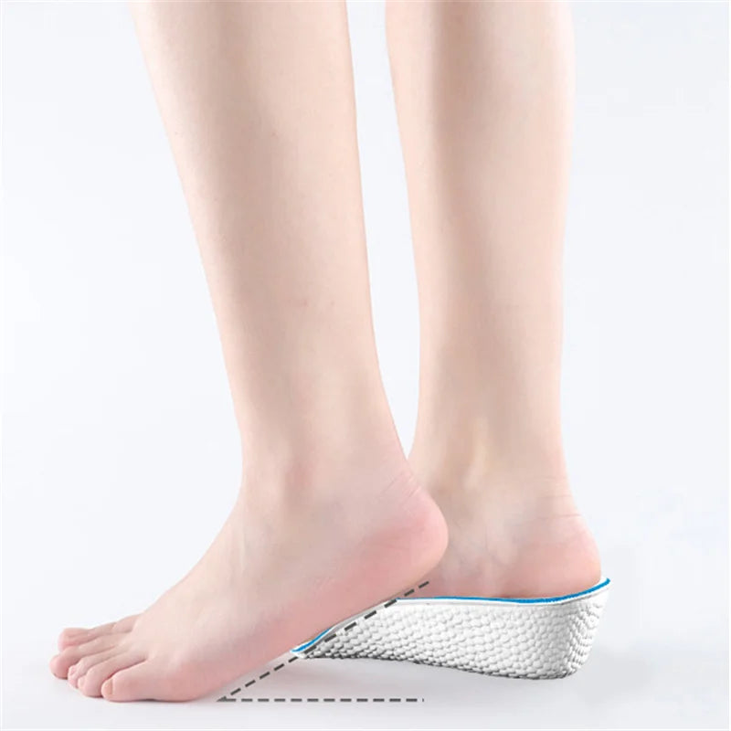 Height Increase Insoles Men Women Shoes Flat Feet Arch Support Orthopedic Insoles Sneakers Heel Lift Memory Foam Soft Shoe Pads