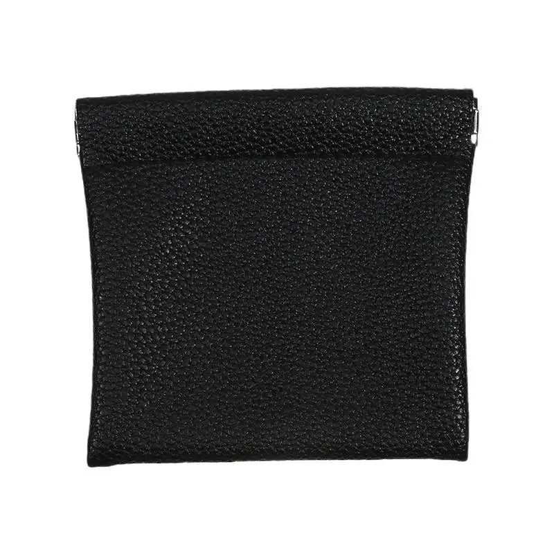 Fashion Automatic Closing PU Shrapnel Storage Bag Earphone Data Cable Lipstick Jewelry Portable Mini Waterproof Storage Bag