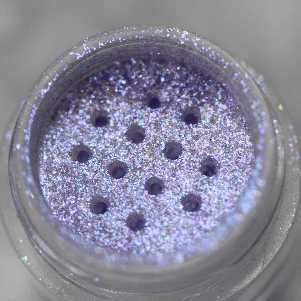 Cosmetic Beautiful Multichrome Loose Face Sparkly Diamond Pigment Powder Dust Safe for Eyeshadow Makeup Body Lipgloss Nail Art