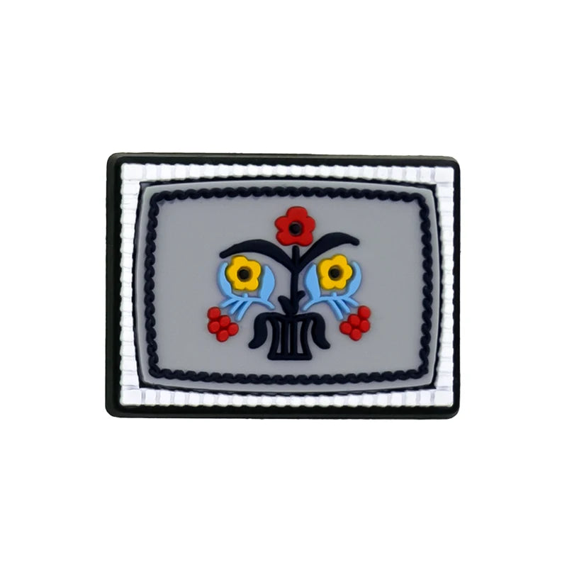 1/9PCS Casual Middle East Shoes Charms Decorations,Lights Castle Pins for Shoes,Books Sandals Clogs Buckles Accessories