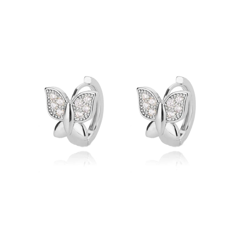 Butterfly Earrings For Women Girls Modern Gold Color Stainless Steel Earrings 2026 Trend New in Wedding Aesthetic Jewelry Femme