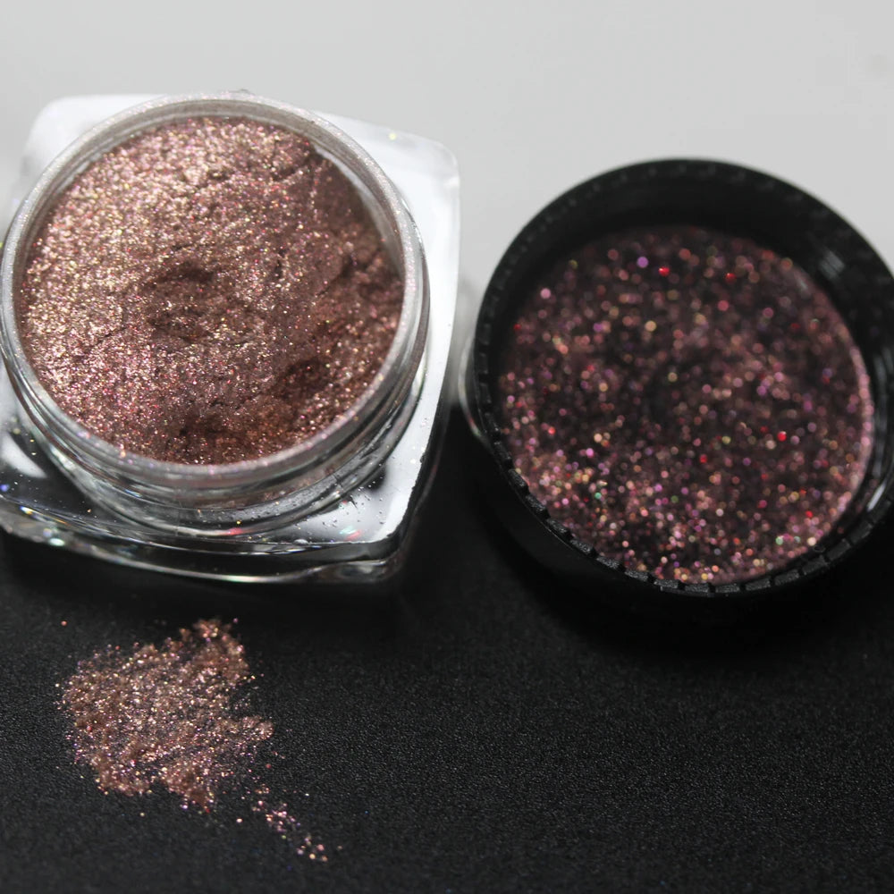 100colors Cosmetic Diamond Highlighter Pigment Eyes Loose Powder Makeup Pearlescent Shiny Eyeshadow Lipgloss Resin Craft DIY