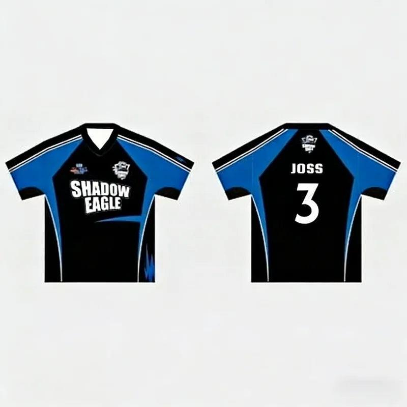 New Thai Men's Sport Short Sleeved Summer Pattern T-shirt Gmmtv 2026 Shadow Eagles Women's Sports T-shirt beachwear surfing suit