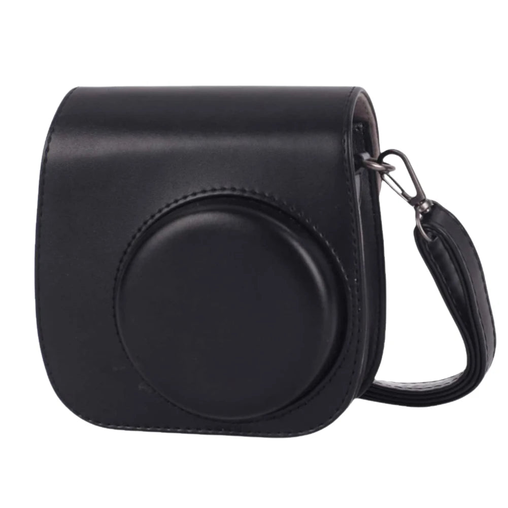 Retro Instant Camera Protective Case Camera Shoulder Bag PU Leather Lightweight Accessories for Fujifilm Instax Mini 12/11/9/8