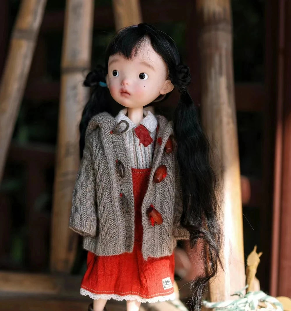 New SD 26cm BJd Doll-1/6 Little Girl Landoudou Resin Model Series Toy Birthday Gift DIY Makeup Free Shipping