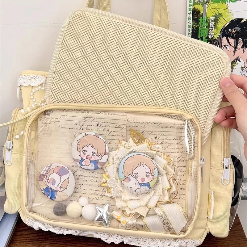 Ballet Girl Large Appetite Itabag Japanese Two-Dimension Single Shoulder Crossbody Bag Gift For Friends Women'S Handbag