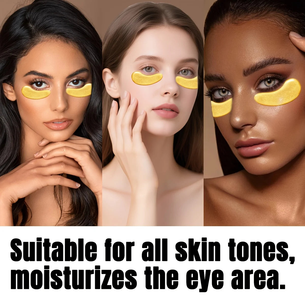 60pcs BIOAQUA Gold Crystal Collagen Eye Mask Anti Dark Circles Remove Eyes Bags Moisturizing Anti-aging Eye Patches Skin Care