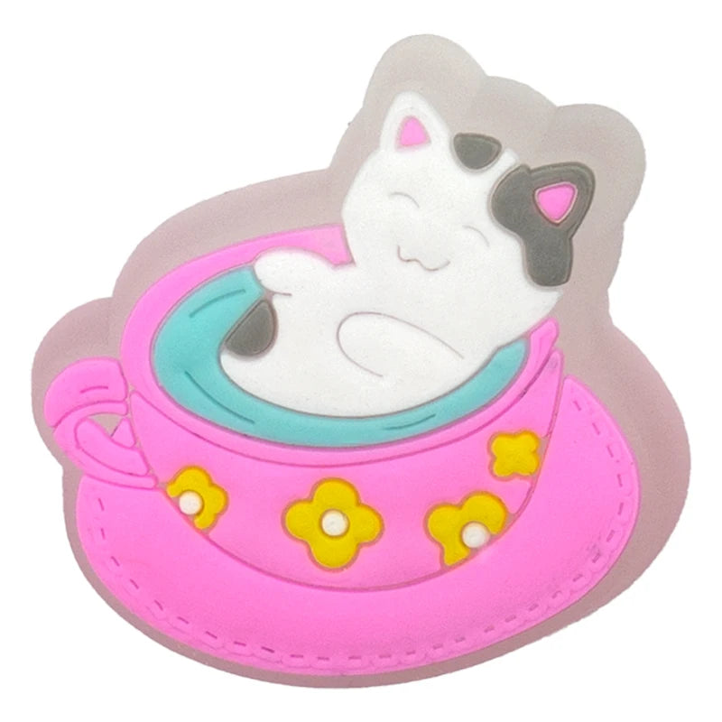 Pink Heart LED Shoe Charm Decoration for Girls,Butterfly Owl Unicorn Pin for Sandals,Football Clog Buckle Accessories