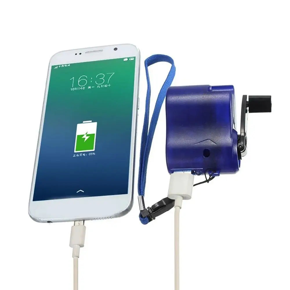 Portable Outdoor Power Bank Power Crank Dynamo Emergency Charger Manual Charger Phone Charging