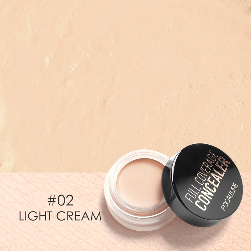 Wholesale FOCALLURE Waterproof Full Coverage Concealer Cream Oil-control Moisturizing Lightweight Foundation Makeup Cosmetics