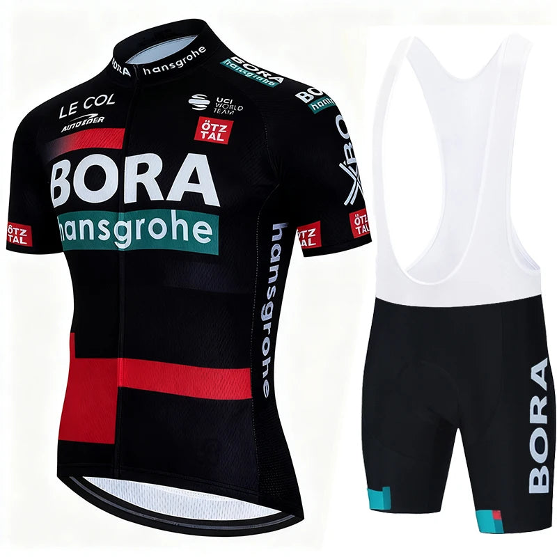 Jersey Sets Cycling Clothing Men 2026 Mtb Male Uniform UCI BORA Man Maillot Men's Shorts Set Mallot Summer Bike Clothes Suit Bib
