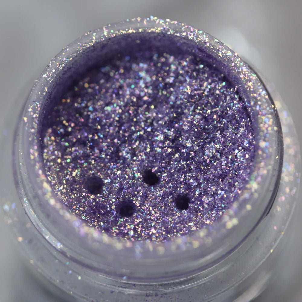 Cosmetic Beautiful Multichrome Loose Face Sparkly Diamond Pigment Powder Dust Safe for Eyeshadow Makeup Body Lipgloss Nail Art