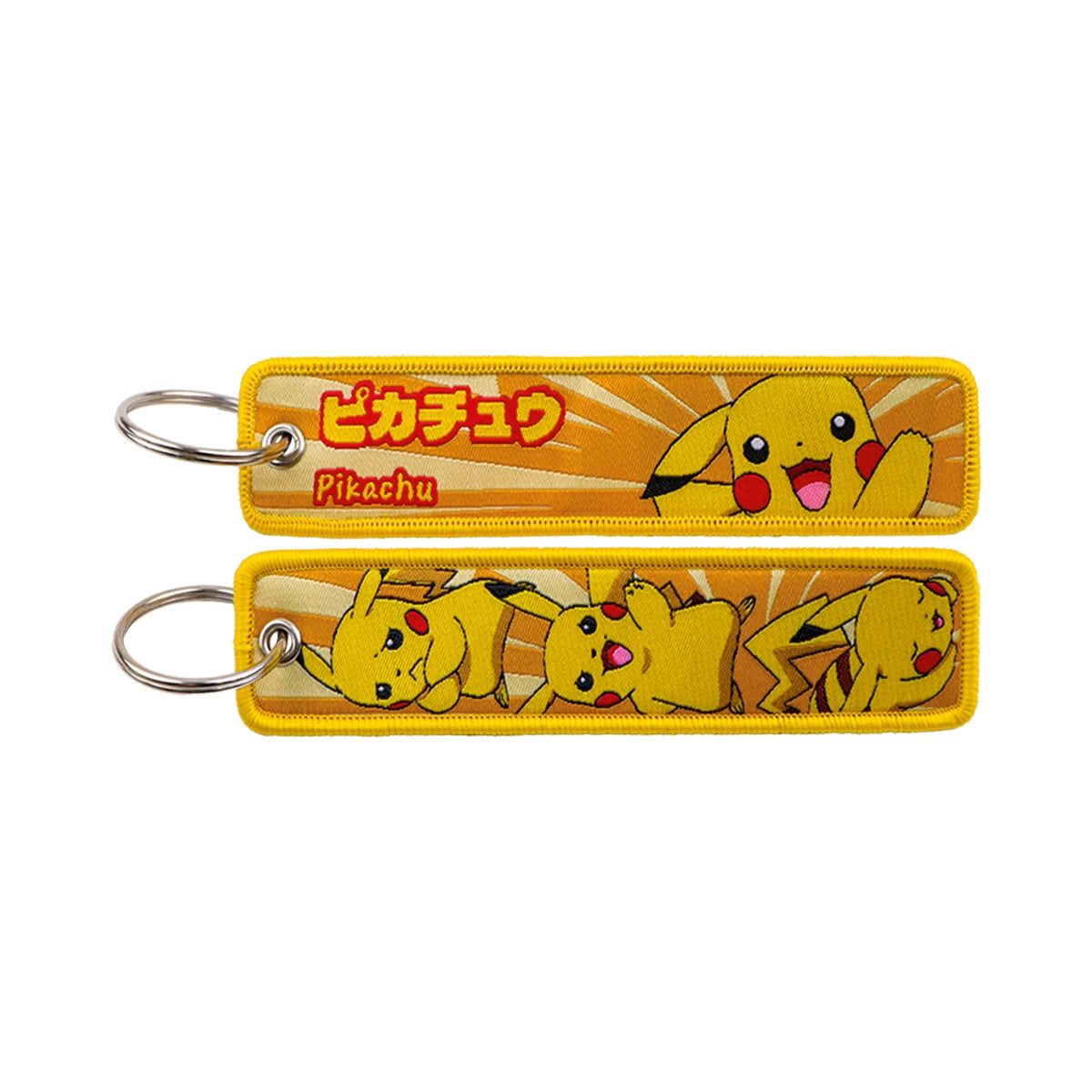 Kawaii Japanese Elf Anime Embroidery Key Fobs Key Tag Motorcycles Cars Backpack Chaveiro Keychain Fashion Keyring Friends Gifts