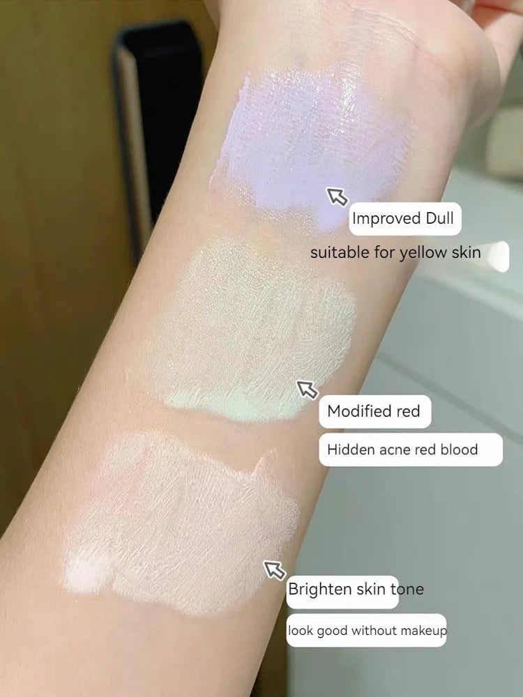 ZEESEA 3in1 Primer Concealer BB Cream Makeup Base Natural Liquid Foundatio Longlasting Invisible Pores Whitening Grooming