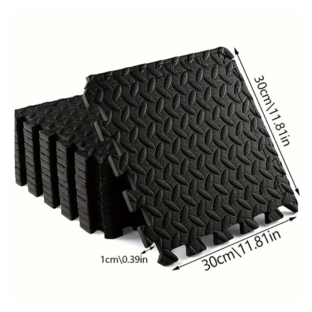 Dedicated Fitness Mat - 8/12/16Pcs Interlocking Sport Mat 30x30x1CM Puzzle Fitness Mat Gym and Yoga Equipment Protective Mat