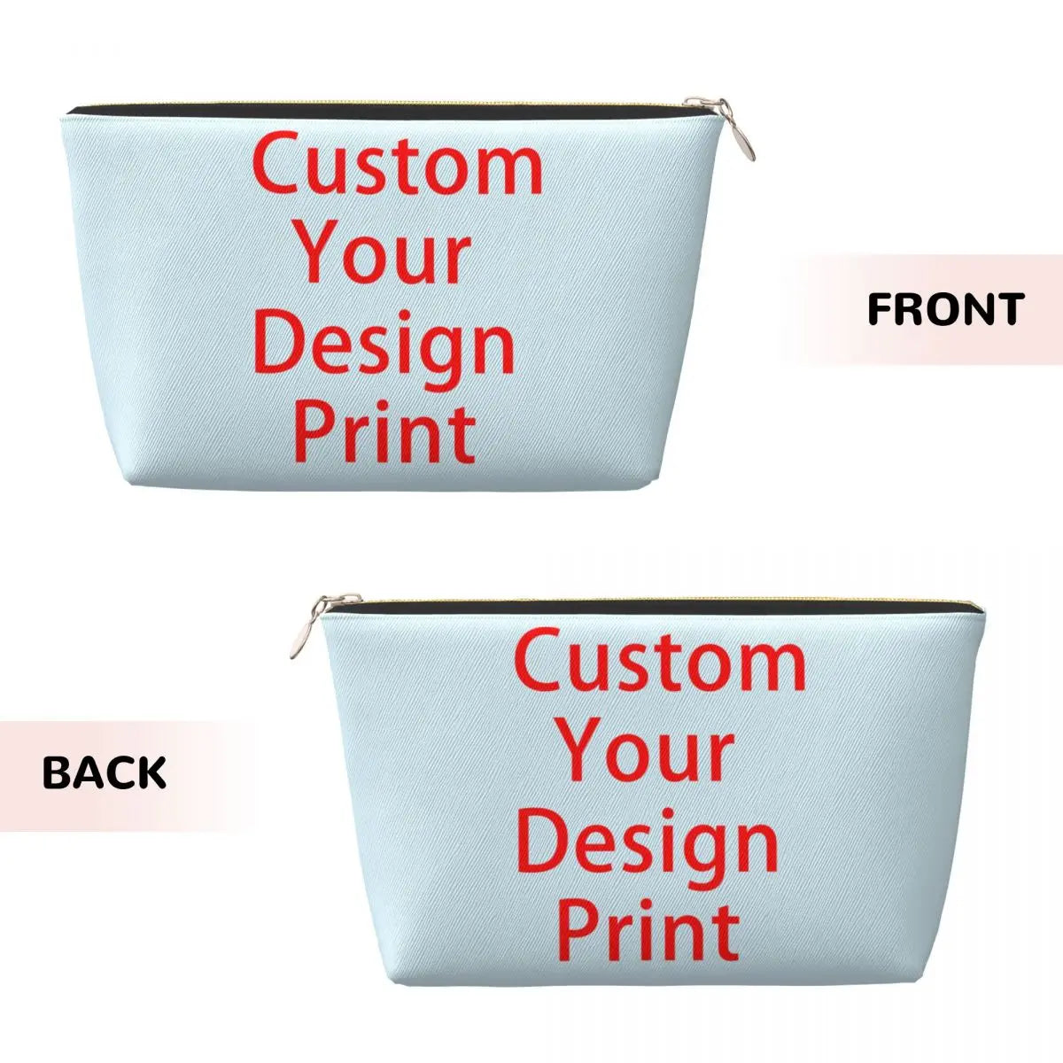 Custom Custom Your Design Makeup Bag Women Travel Cosmetic Organizer Cute Customized Logo Printed Storage Toiletry Bags