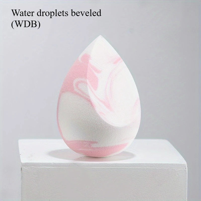 1Pc Makeup sponge gradient color soft double-sided wet and dual-use fit without eating powder