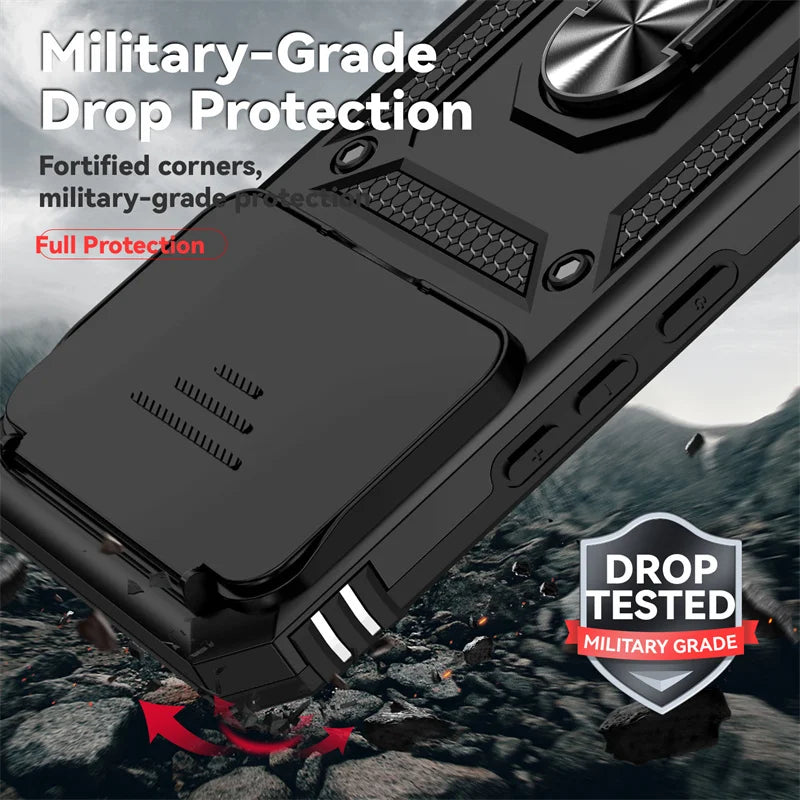 Slide Camera Protector Armor Funda For Xiaomi 15T Pro Case Magnetic Holder Ring Cover For Mi 15T Mi15T Xiaomi15T 15 T Pro 15TPro