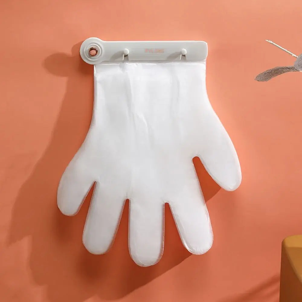 Disposable Glove Holder Organizer Wall Mounted With 100PCS Gloves, New Kitchen Gadgets Disposable Food Gloves Holder