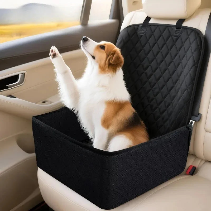 Waterproof Scratch Resistant Dog Car Seat Cover Hammock Protector for Pet Travel Rear Seat Bench Auto Accessories Cat Bed