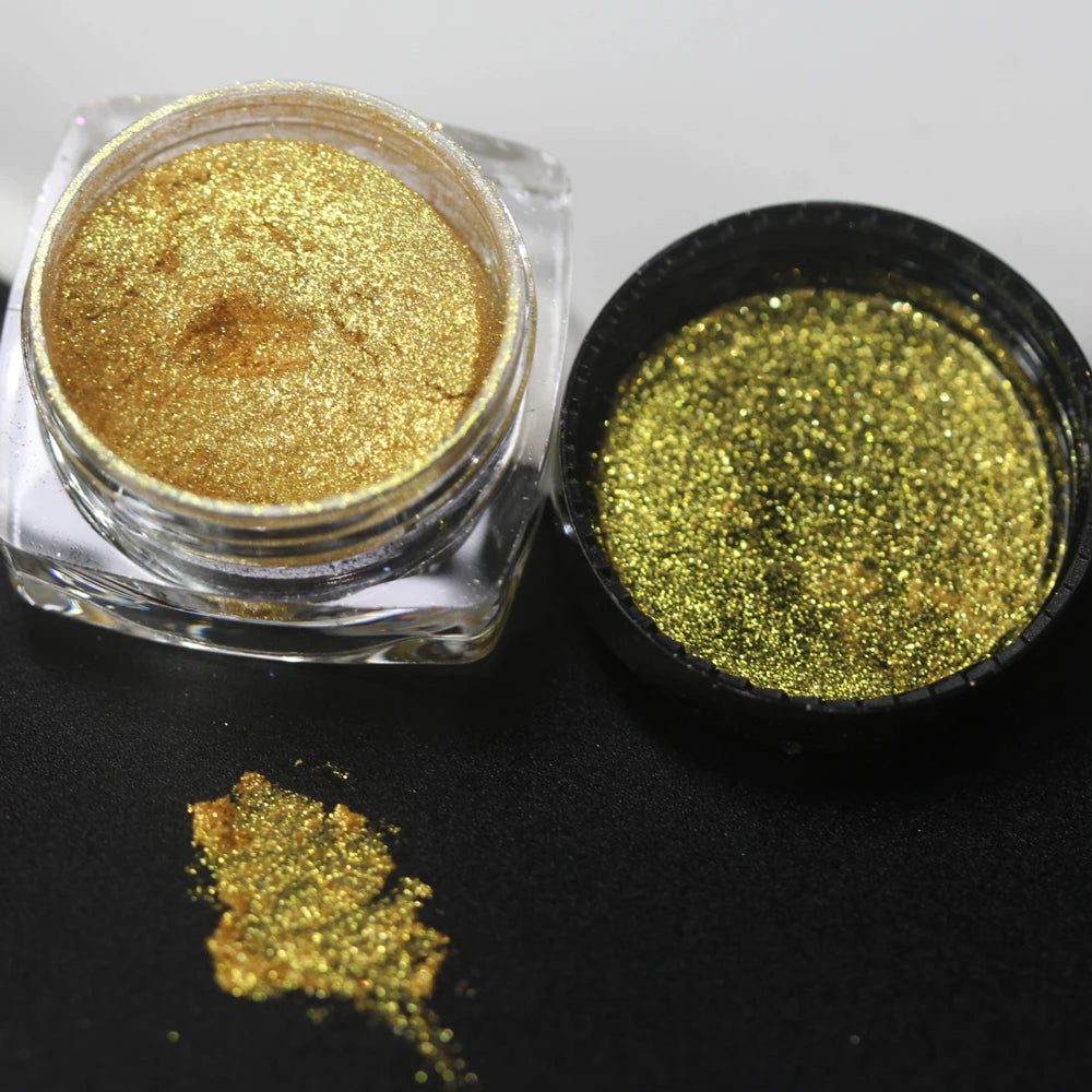 100colors Cosmetic Diamond Highlighter Pigment Eyes Loose Powder Makeup Pearlescent Shiny Eyeshadow Lipgloss Resin Craft DIY