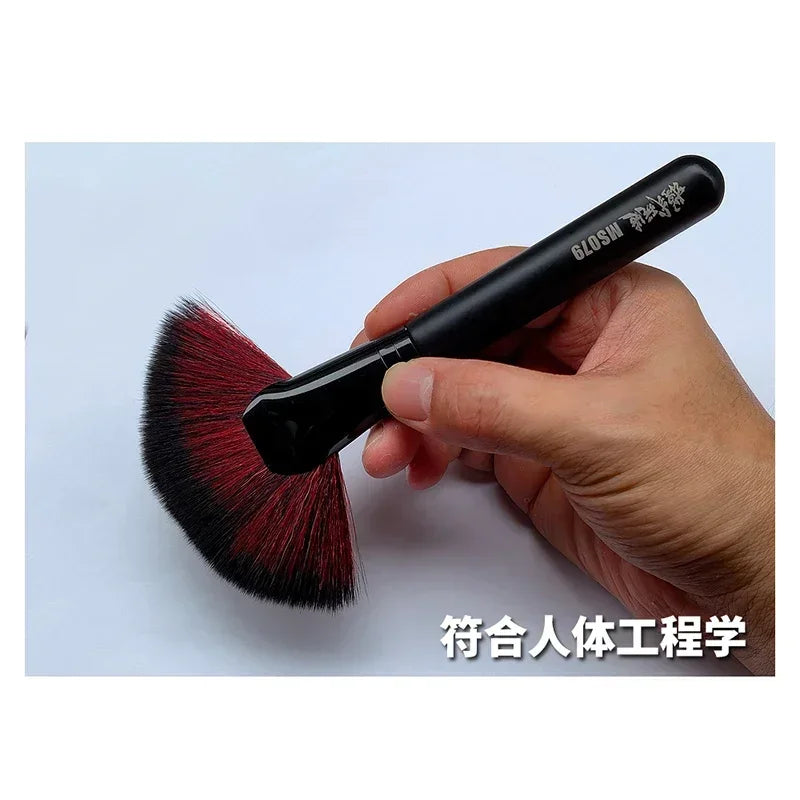 MSWZ MS079 Dust Removal Brush Model Cleaning Tools Fan-shaped Soft Brush for Assembly Model Building Tools Hobby DIY
