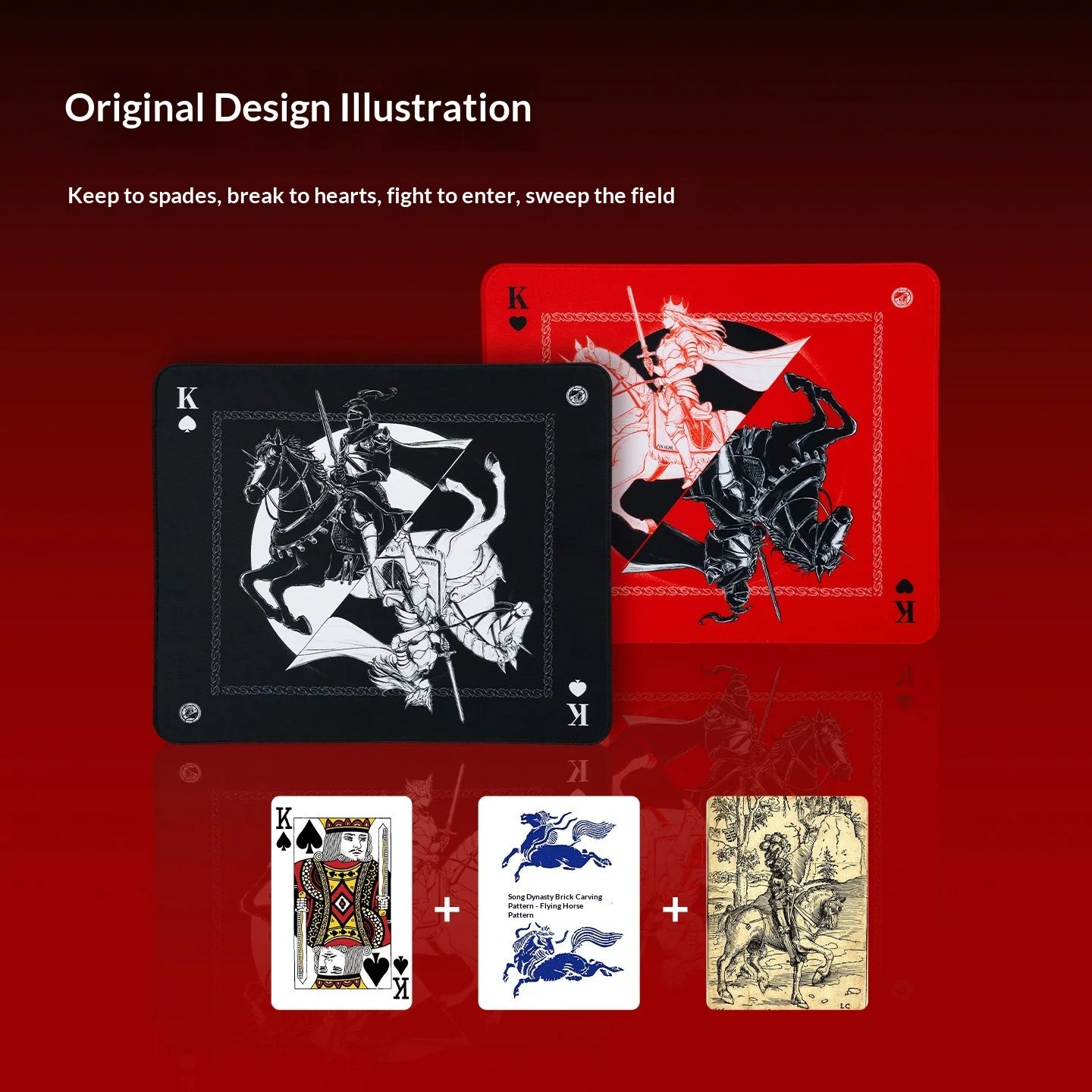 ATK War Horse Mousepad SOFT FPS Mousepads Illustration Neutral Balance Mouse Pad PC Gamer Custom Office Gift FOR Valorant CSGO