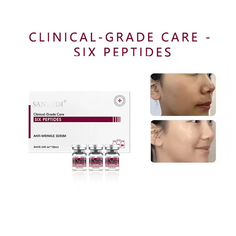 Hyaluronic Serum for Face10 pcs Lot for Moisturizing Hyaluron Acid Vitamain C Six Peptide EGF VC Facial SNAIL EXTRACT Skin Care