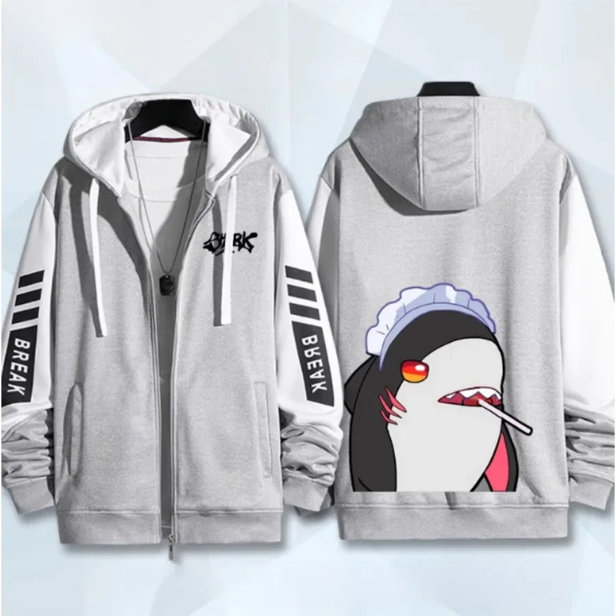 Anime Zenless Zone Zero Zip Up Women/Men Hoodie Sweatshirt ZZZ ZZZERO Ellen Joe Cosplay Zipper Hooded Jacket Outwear