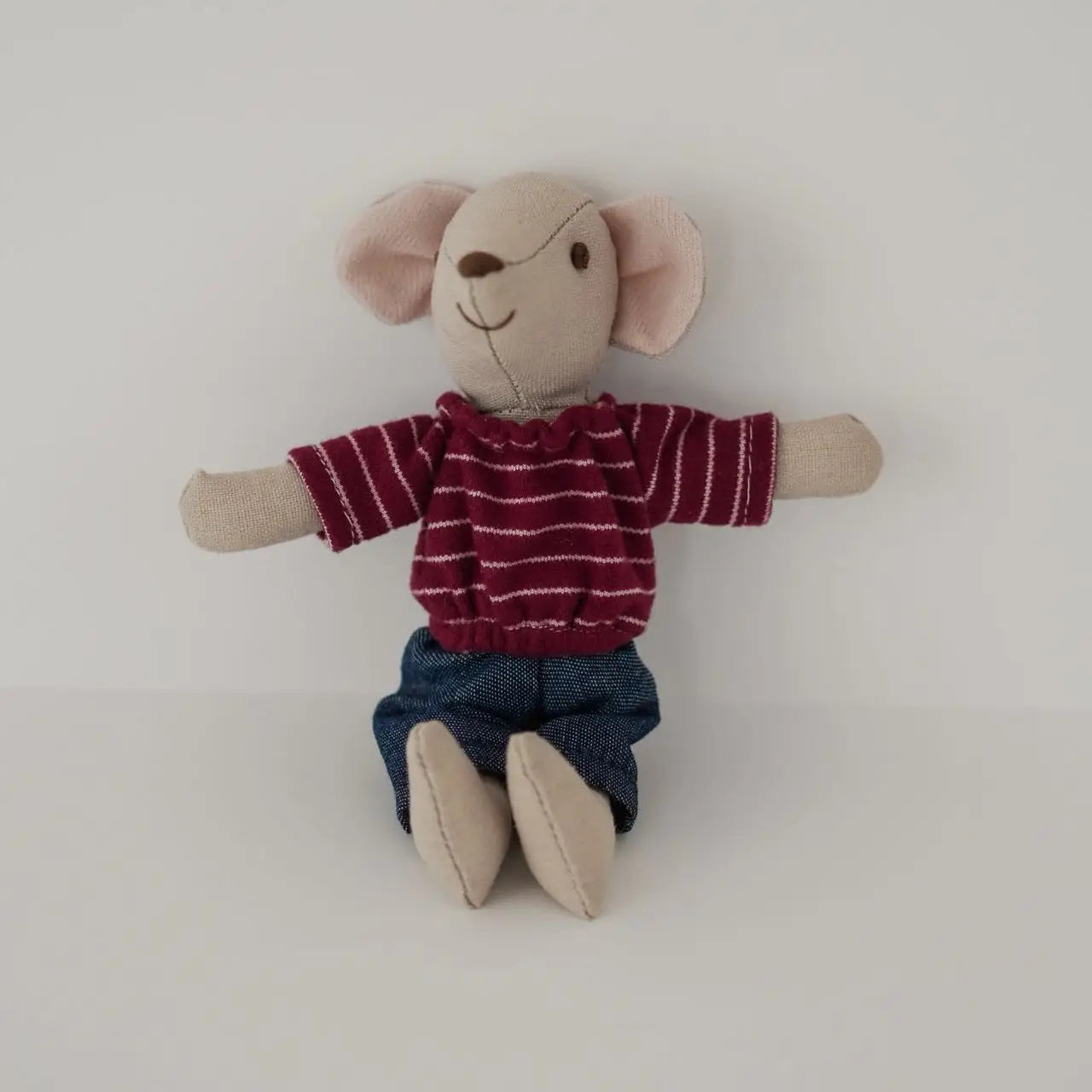 1PCS Plush Mouse Doll Toy Soft Stuffed Animal Friend for Kids - Holiday Birthday Gift Room Decor Pretend Play
