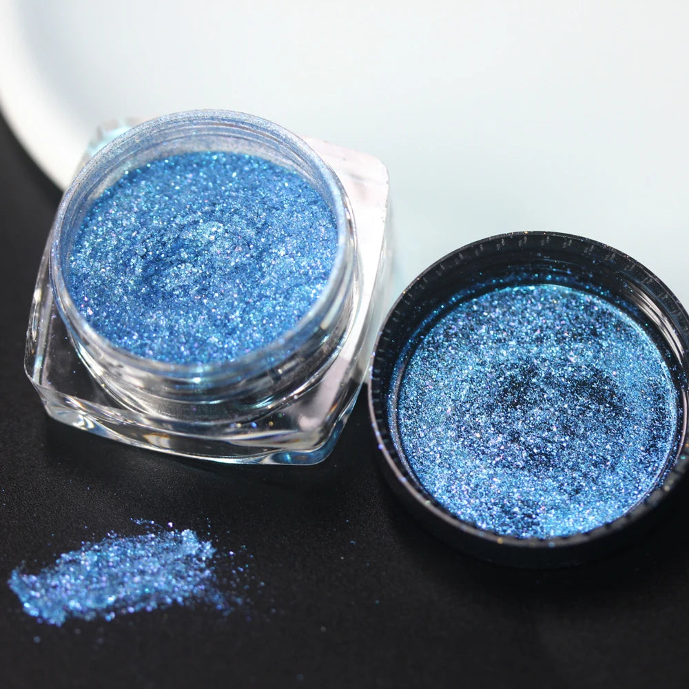 100colors Cosmetic Diamond Highlighter Pigment Eyes Loose Powder Makeup Pearlescent Shiny Eyeshadow Lipgloss Resin Craft DIY