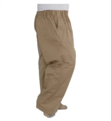Spring Summer Men cargo pants simple cotton khaki Stretch loose 8XL 9XL 10XL 12XL 13XL Pants Big Size Oversize Straight Trousers